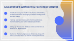 Salesforce wonderful features for non profit organizations
