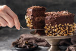 front-view-delicious-chocolate-cake-concept