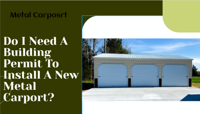install new metal carport